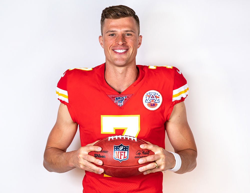 Harrison Butker athlete profile head shot