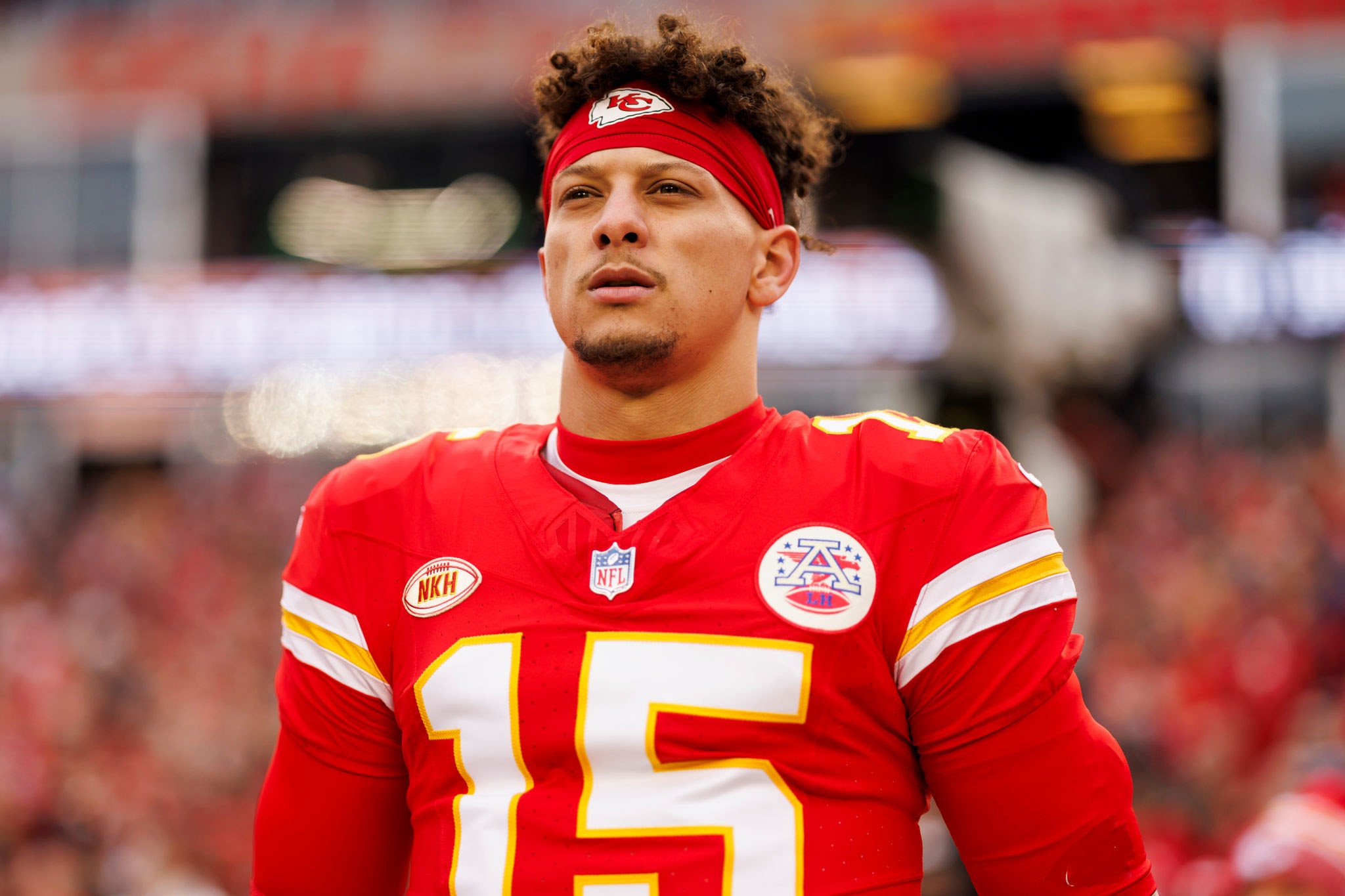 Patrick Mahomes athlete profile head shot